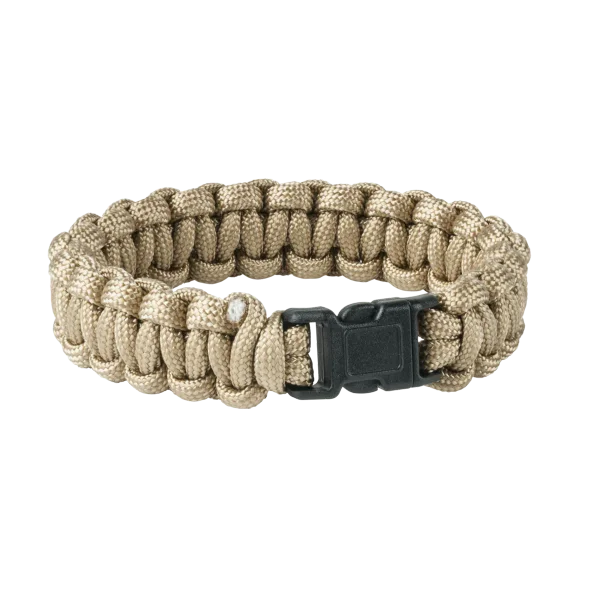 Bransoletka SURVIVAL BRACELET Helikon-Tex - Paracord — Coyote