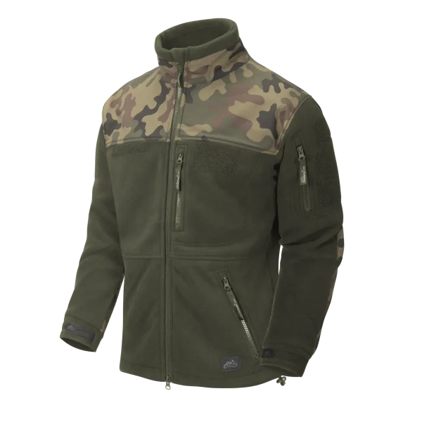 Bluza Helikon-Tex INFANTRY - Fleece — Olive Green / PL Woodland