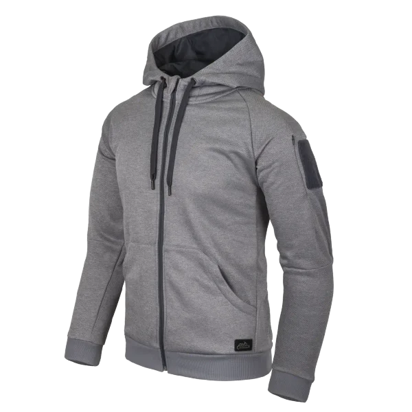 Bluza Helikon-Tex URBAN TACTICAL HOODIE (FullZip) — Melange Grey