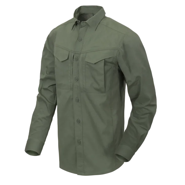 Koszula Helikon-Tex DEFENDER Mk2 long sleeve - PolyCotton Ripstop — Olive Green