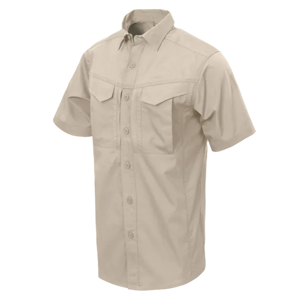 Koszula Helikon-Tex DEFENDER Mk2 short sleeve - PolyCotton Ripstop — Khaki