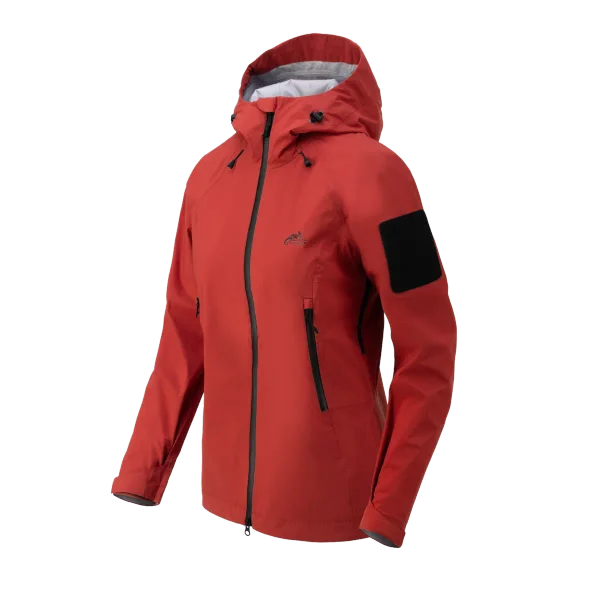 Kurtka Helikon-Tex damska Hardshell SQUALL - TorrentStretch — Crimson Sky