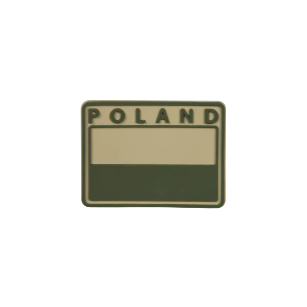 Emblemat Helikon-Tex FLAGA PL Gaszona POLAND — Khaki