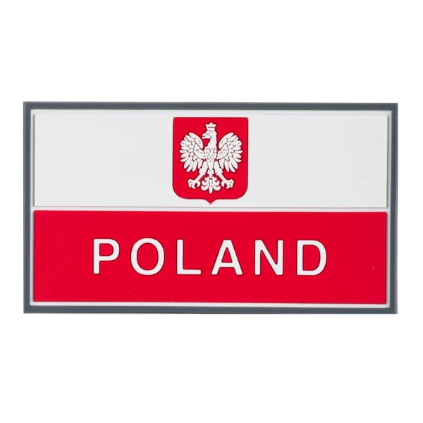Emblemat Helikon-Tex Flaga PL z godłem (90 x 50 mm) - PVC — True Colors