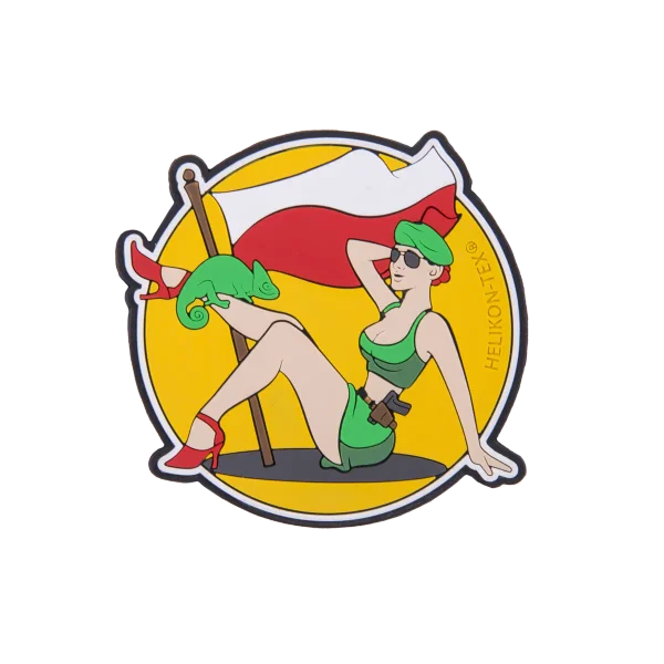 Emblemat Helikon-Tex "Polish Girl" — Yellow