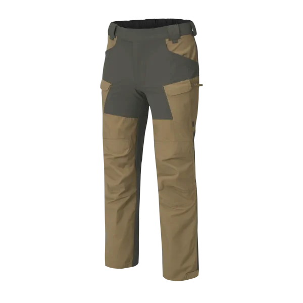 Spodnie Helikon-Tex HYBRID OUTBACK PANTS - DuraCanvas — Coyote / Taiga Green