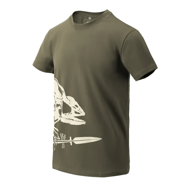T-Shirt Helikon-Tex (Full Body Skeleton) — Olive Green