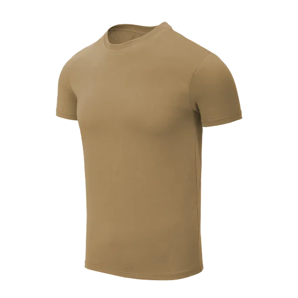Koszulka z bawełny organicznej SLIM Helikon-Tex — Coyote
