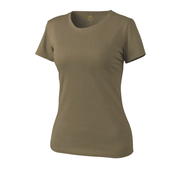 T-Shirt DAMSKI Helikon-Tex - Bawełna — Coyote