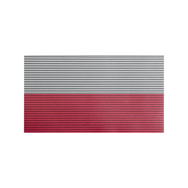 Direct Action Polish large patch flag NO IR — White / Red