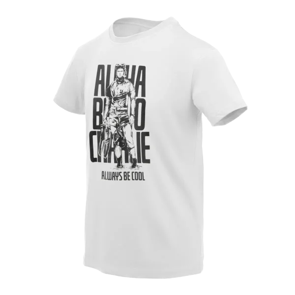 T-shirt Helikon-Tex (ABC Alfa Bravo Charlie) — White