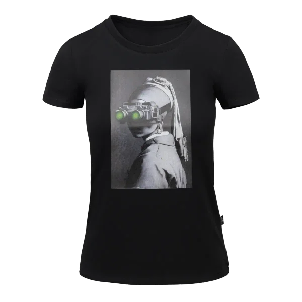 T-shirt damski Helikon-Tex (NVG Girl) — Black
