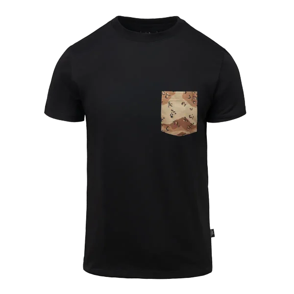 T-shirt Helikon-Tex (6 Color Desert Pocket) — Black