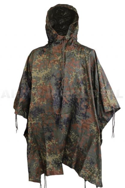 Peleryna Przeciwdeszczowa / Poncho Ripstop Mil-tec Flecktarn (10630021)