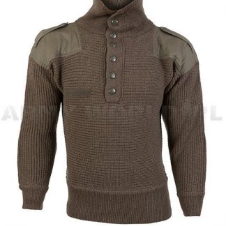 Sweter Austriacki Strzelców Górskich Wełniany Mil-tec Olive (10809001)