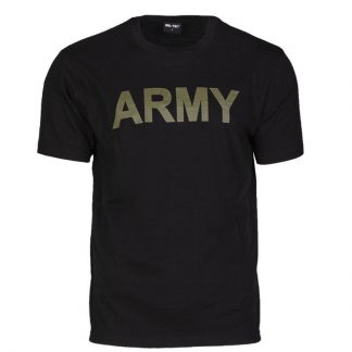 T-shirt ARMY Mil-tec Czarny (11063002)