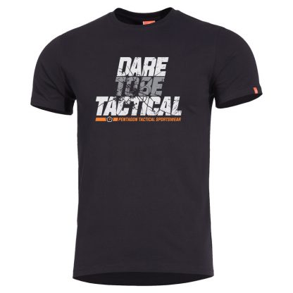 T-shirt Ageron Dare To Be Tactical Pentagon Czarny (K09012-DT)