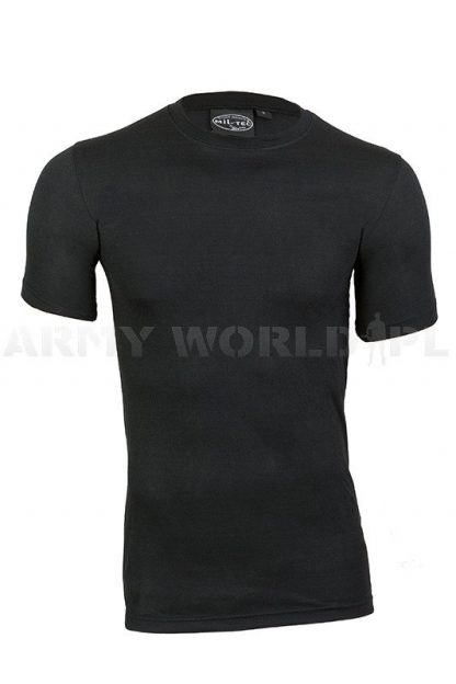 T-shirt Coolmax ® Termoaktywny Czarny Mil-tec