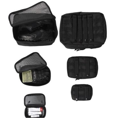 Zestaw Kieszeni - Organizer Pouch- Set Mil-tec Czarny (16003802)