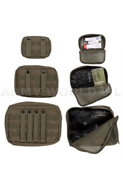 Zestaw Kieszeni - Organizer Pouch - Set Mil-tec Olive (16003801)