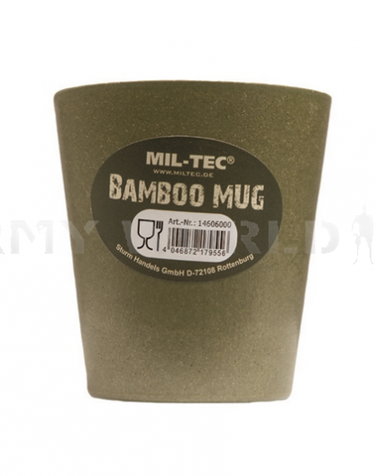 Zestaw Naczyń Bambusowych Mil-tec Olive Green